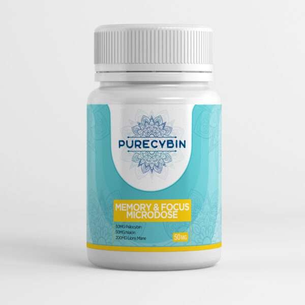 purecybin-memory-focus-microdose-50mg-30-capsules.jpg Purecybin Memory & Focus Microdose – 50mg Psilocybin Capsules, 30 Count