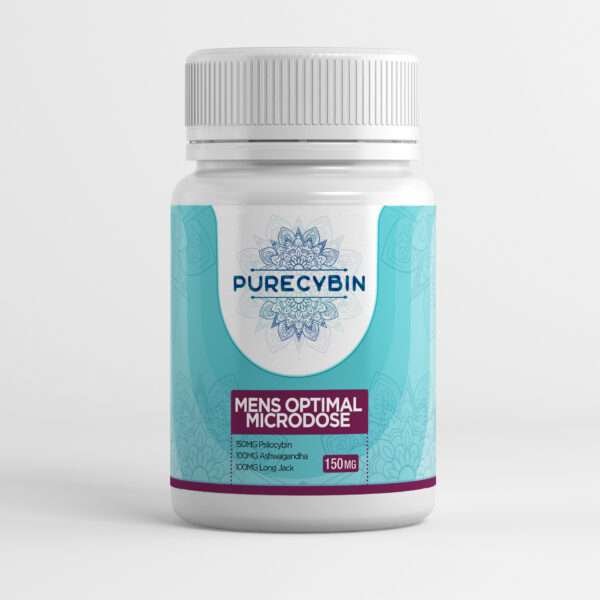 pure-mens-optimal-microdose-150mg-30-capsules.jpg Pure Men's Optimal Microdose – 150mg Psilocybin Capsules, 30 Count