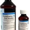 Prescription bottle of Promethazine DM cough syrup