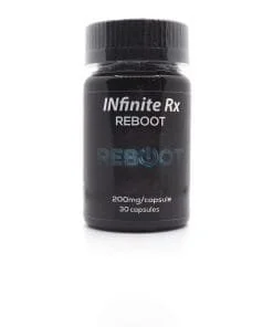 Infinite Rx Reboot Microdose 200mg Psilocybin Capsules – 30 Count Bottle